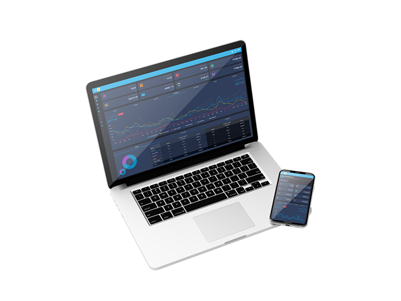 Business analytics dashboard showing restaurant performance metrics