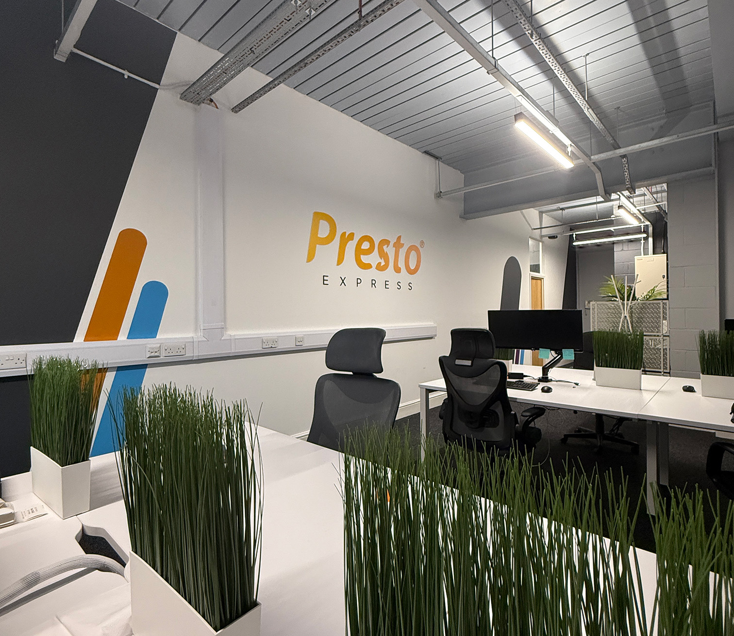 Presto Express Head Office - Modern technology workspace